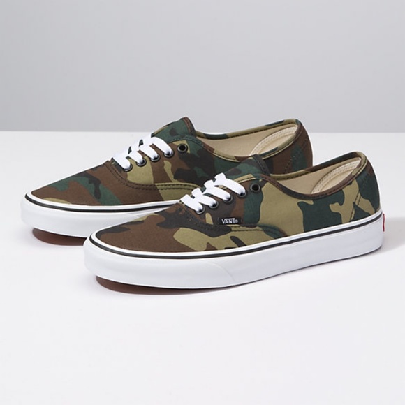 woodland camo vans